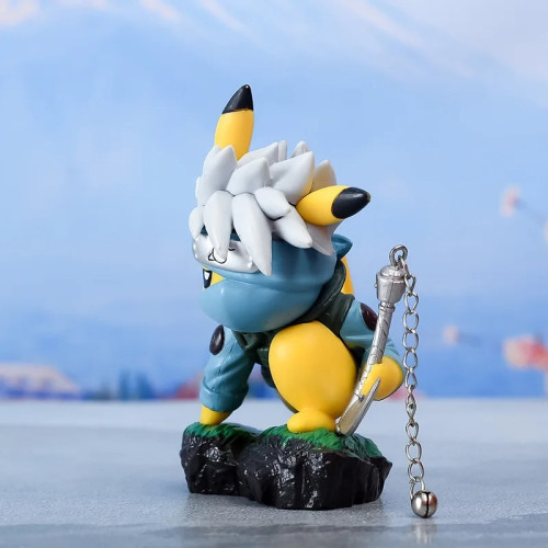 Pikachu Kakashi de naruto e pokem action figure de coleção 10cm - Pokemon - #
