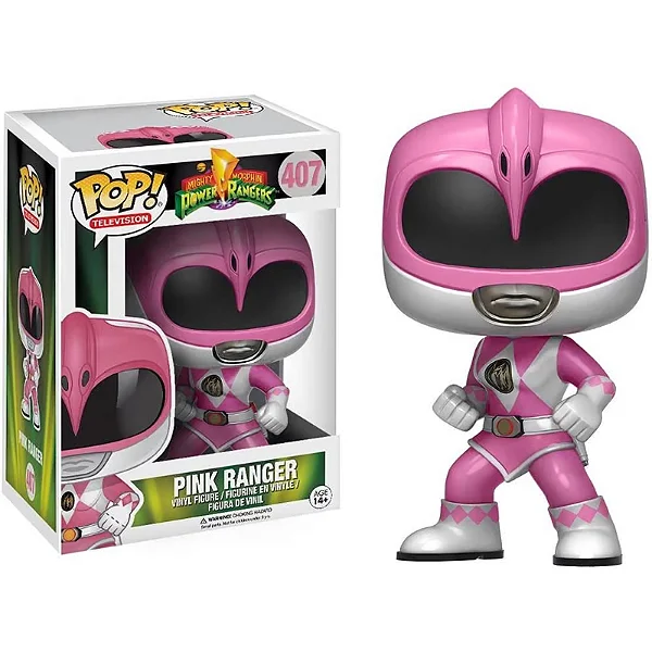 Pink Ranger 407 Funko Pop Original Power Rangers Rosa-Power Rangers-407