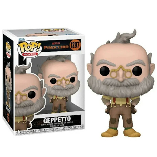 Funko Pop! Geppetto - Pinóquio/Pinocchio Netflix Pinocchio #1297 - Produto Original