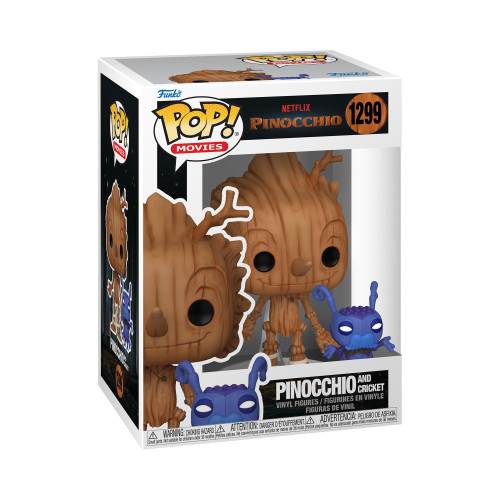 Funko Pop! Pinocchio and Cricket - Pinóquio/Pinocchio Netflix Pinocchio #1299 - Produto Original