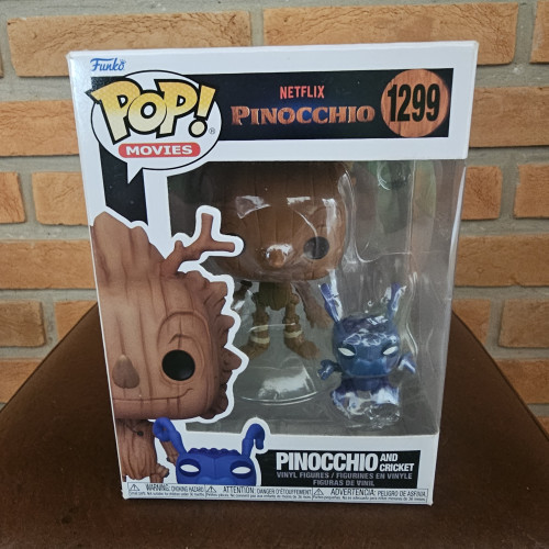 Funko Pop Pinocchio With Cricket Disney #1299 - Produto Original