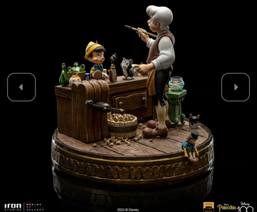 Action Figures Pinóquio Deluxe Iron Studios Disney 100 anos - Pinocchio - #