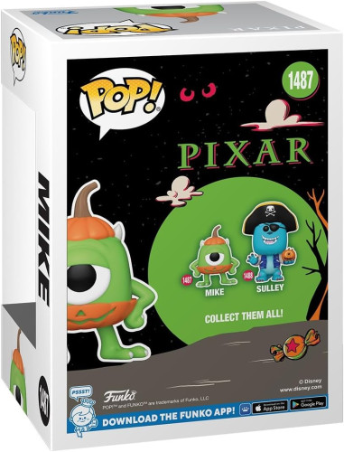 Funko Pop Pixar Halloween - Mike Wazowski​-Disney Pixar-1487