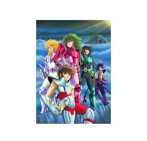 Placa Decorativa MDF CDZ ANIME (28x20 A4)-CDZ - Cavaleiros Do Zodiaco-