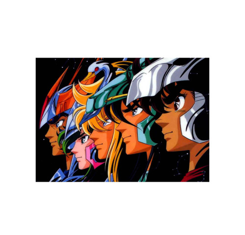 Placa Decorativa MDF CDZ ANIME 4 (28x20 A4)-Cavaleiros Do Zodíaco-