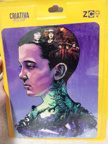 Placa decorativa - Stranger Things (Netflix) - Zona Criativa-Netflix Stranger Things-