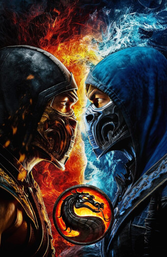 Placas Decorativas MDF 10x15 cm GAMES - Mortal Kombat - #