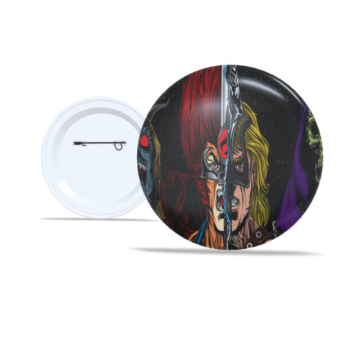 Placas e Quadros Decorativos 🧠 Kit Com 10 Botton 4,4 cm Personalizado Nerd & Geek Presente Criativo e Estiloso - Botton - #