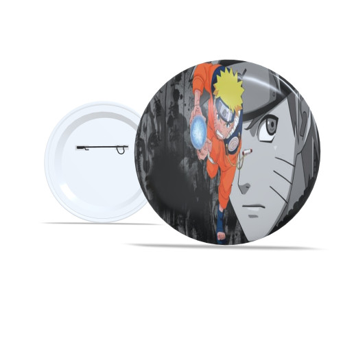 Placas E Quadros Decorativos 🔥kit Com 10 Botton 5,8cm Naruto Personalizado Personagens Anime Acessório Geek Otaku - Botton - #