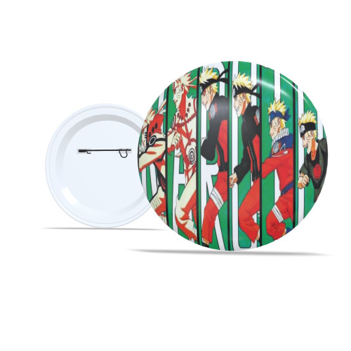 Placas E Quadros Decorativos 🔥kit Com 10 Botton 5,8cm Naruto Personalizado Personagens Anime Acessório Geek Otaku - Botton - #