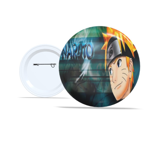 Placas E Quadros Decorativos 🔥kit Com 10 Botton 5,8cm Naruto Personalizado Personagens Anime Acessório Geek Otaku - Botton - #