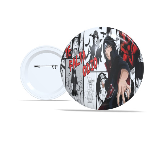Placas E Quadros Decorativos 🔥kit Com 10 Botton 5,8cm Naruto Personalizado Personagens Anime Acessório Geek Otaku - Botton - #
