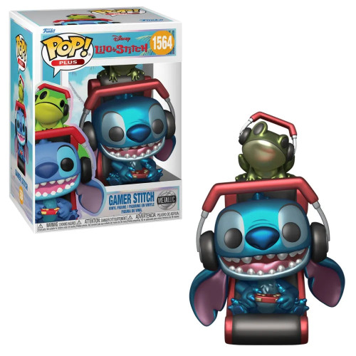 Funko Pop Plus Disney Lilo & Stitch Gamer Metálico-Lilo & Stitch-1564