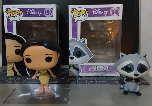 Funko Pop Pocahontas e Meeko Disney Pocahontas #197 - Produto Original