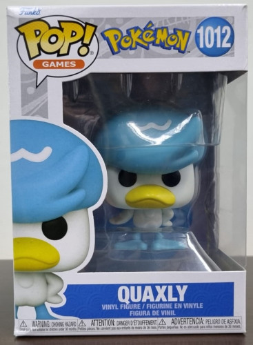 Funko Pop Pokémon - Quaxly - Games Pokémon - #1012