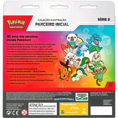  Pokemon Estampas Ilustradas # - Produto Original