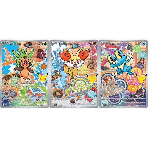  Pokemon Estampas Ilustradas # - Produto Original