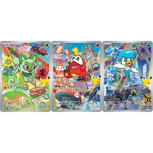  Pokemon Estampas Ilustradas # - Produto Original