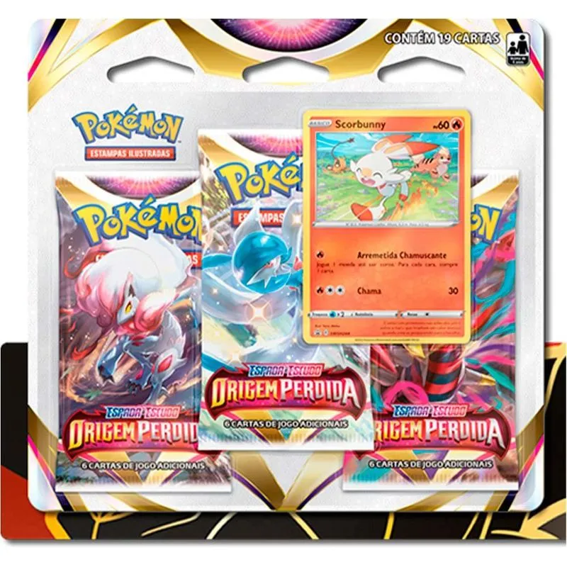 Pokémon Triplo Pack Origem Perdida-Pokemon-
