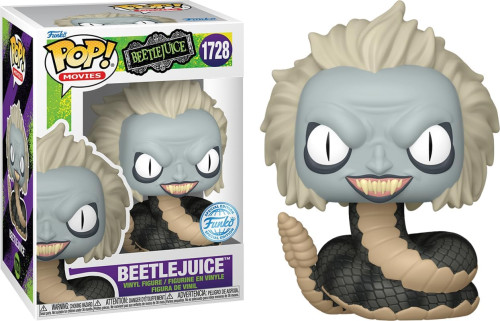 Pop! Beetlejuice (Snake) Hot Topic Exclusive #1728-Beetlejuice-1728