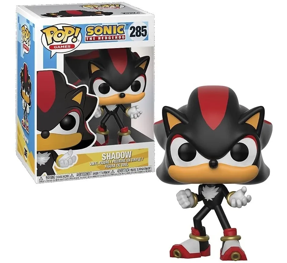 Pop! Games Funko - Shadow #285 Sonic The Hedgehog Original-shadow-285