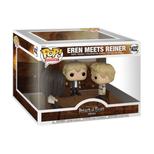 Pop! Moment: Attack On Titan - Eren Jeager, Falco Grice E Reiner Braun #1432 - Attack On Titan - #1432