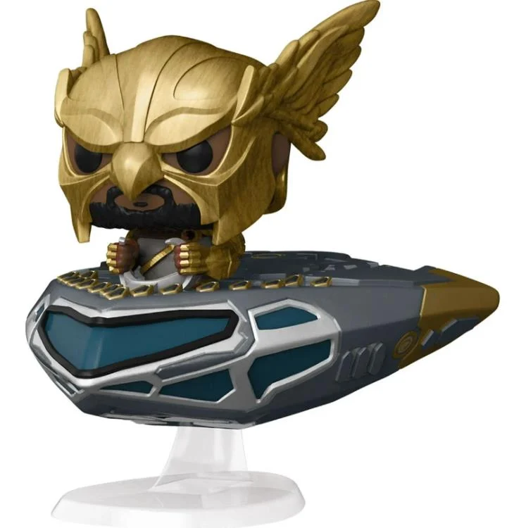 Pop! Rides Super Deluxe: Black Adam - Hawkman In Cruiser - Adão Negro - #286