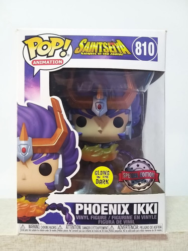Pop Animation Phoenix Ikki Glows in the Dark Saint Seiya Knight Of The Zodiac #810 - Produto Original