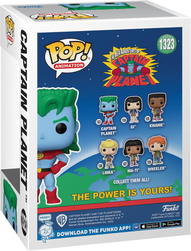 Pop Funko 1323 Captain Planet Television-Capitão Planeta-1323