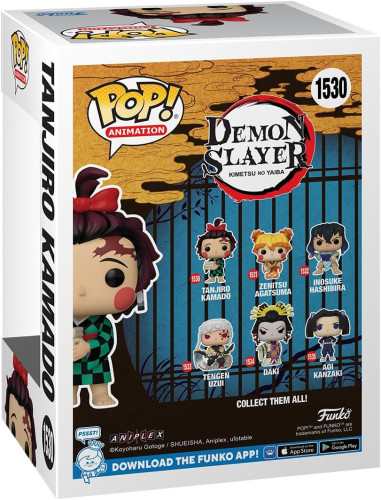 Pop Funko 1530 Tanjiro Kamado Demon Slayer-Demon Slayer-1530