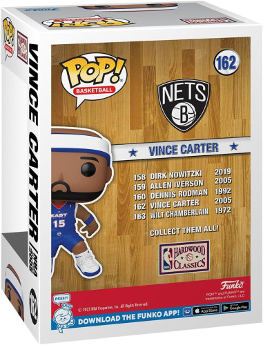 Pop Funko 162 Vince Carter (2005) - Nba Legends-NBA Legends-162