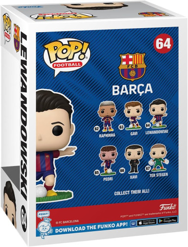 Pop Funko 64 Barcelona - Lewandowski-Football Barcelona-64