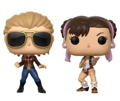 Pop Marvel Capcom Captain Marvel Vs. Chun-li Vinyl Figure 2 Pack - Marvel X Capcom - #2