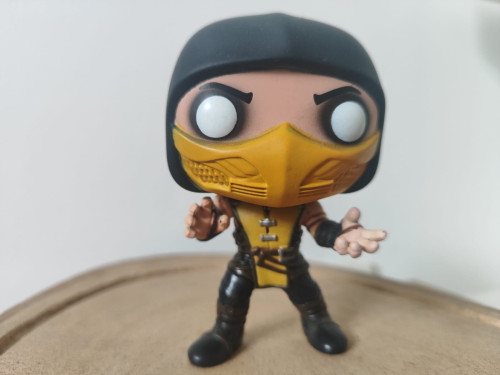 Scorpion primeiro MK - LOOSE (sem caixa) - Primeira wave, raro Mortal Kombat #250 - Produto Original