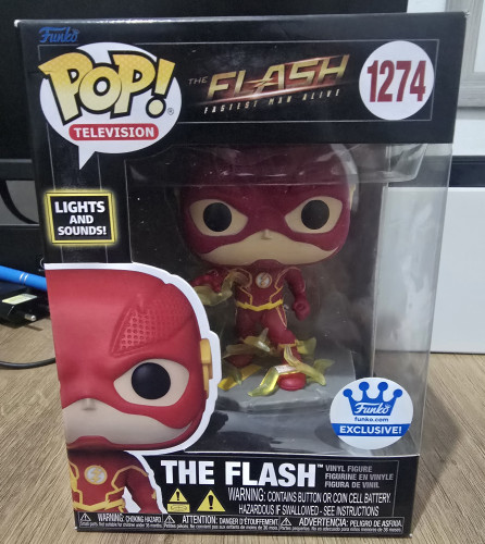 Pré Venda Funko Pop! The Flash Glow Exclusivo Funkoshop DC The Flash #1101 - Produto Original