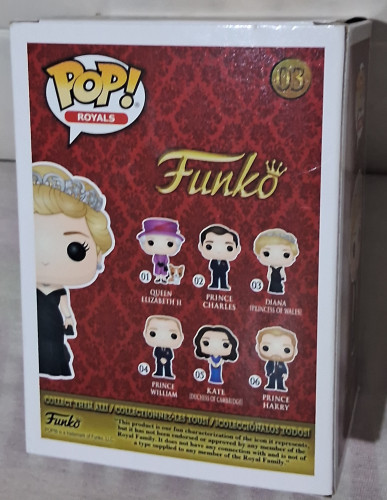 Funko Pop Princesa  Diana - princesa Diana - #03