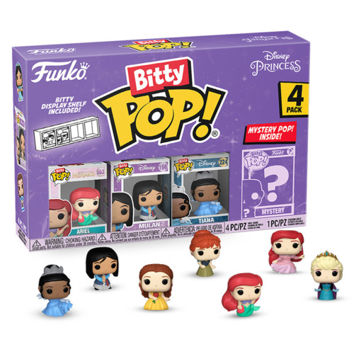 Princesas Disney Ariel Mulan e Tiana Bitty Pop Princesas Disney #730274 - Produto Original