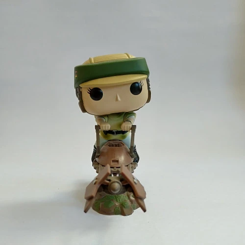Funko Pop - Princesa Leia Com A Moto Speeder - Princess Leia With Speeder Bike Loose Sem Caixa - Star Wars  #228
