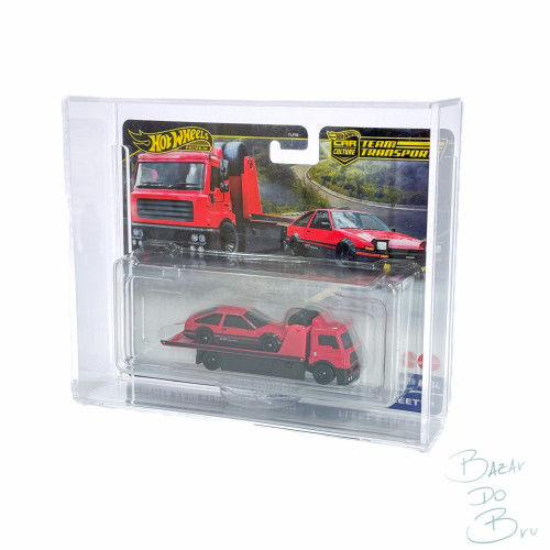 Protetor Case Em Acrílico Para Hotwheels - Team Transport-Expositor-