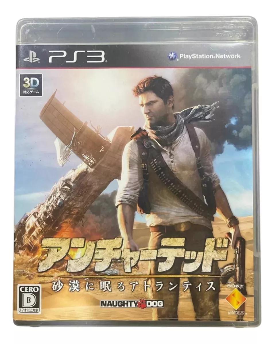 Ps3 Uncharted Atlantis Sleeping In The Desert Usado Japonês PlayStation 3 # - Produto Original