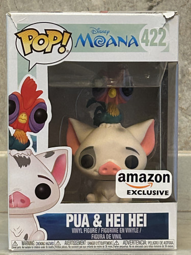 Pua & Hei Hei 422 - Exclusivo - Disney Moana #423 - Produto Original