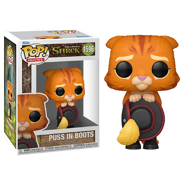 Funko Pop Puss in Boots Gato de botas-DreamWorks Shrek-1596