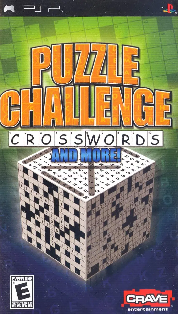 Puzzle Chalenge Crosswords And More Psp Usado Mídia Física Americano (sem Caixa)-Playstation PSP-