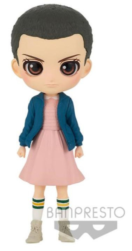 Action Figures Qposket Banpresto Stranger Things Eleven-vol.1 Novo Original-Stranger Things-