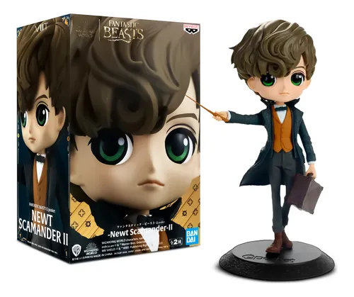 Action Figures Qposket Newt Scamander II-Animais Fantásticos-