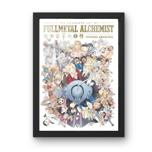 Quadro Decorativo A3 - Fullmetal Alchemist  - Moldurado Premium Personalizado # - Produto Original