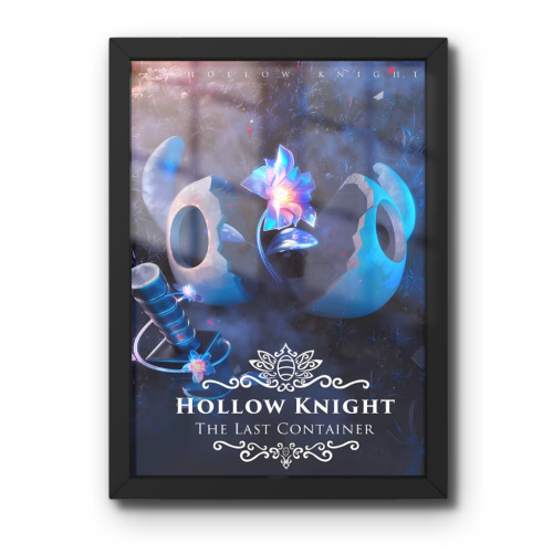Quadro Decorativo A3 -Hollow Knight - Moldurado Premium - Modelo 004#-Moldurado-