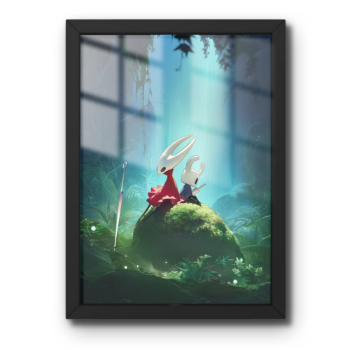 Quadro Decorativo A3 -Hollow Knight: Silksong - Moldurado Premium-Moldurado-