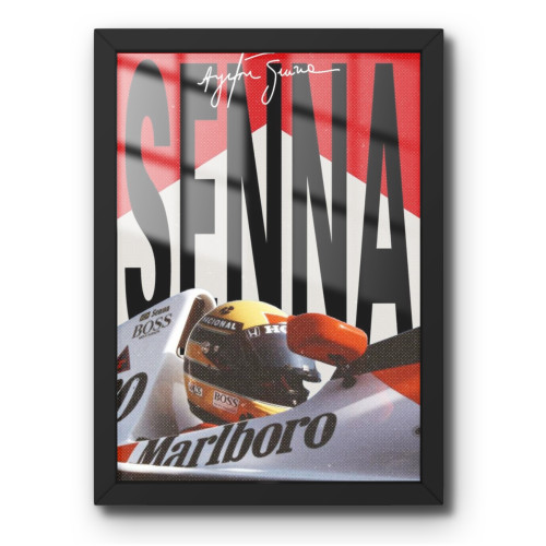 Quadro Decorativo A3 - Rogério Senna - Moldurado-Moldurado-