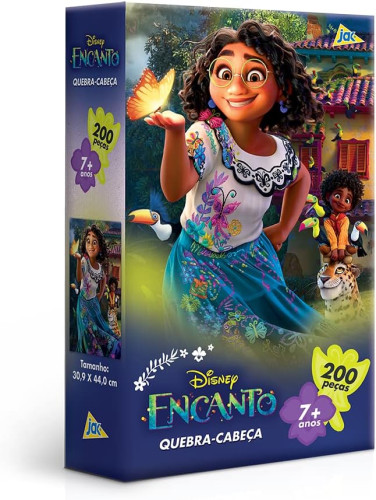 Quebra-cabeça: Encanto- 200 peças - Disney Encanto # - Produto Original
